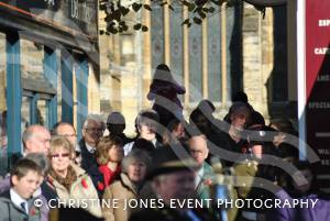 Crowds come out for the Remembrance Day parade and service in Yeovil on November 11, 2012. Photo 4.