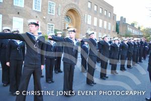 On parade for Remembrance Day in Yeovil on November 11, 2012. Photo 2