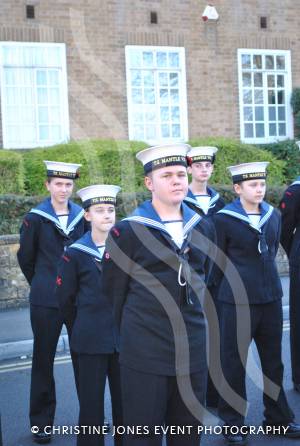 On parade for Remembrance Day in Yeovil on November 11, 2012. Photo 5