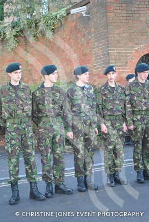 On parade for Remembrance Day in Yeovil on November 11, 2012. Photo 14