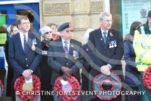 Wreath-laying at the war memorial in The Borough of Yeovil on November 11, 2012. Photo 7
