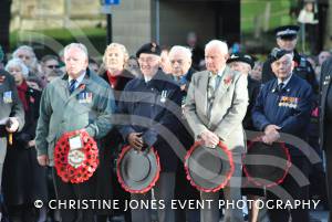 Wreath-laying at the war memorial in The Borough of Yeovil on November 11, 2012. Photo 11