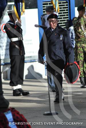 Wreath-laying at the war memorial in The Borough of Yeovil on November 11, 2012. Photo 13