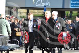Wreath-laying at the war memorial in The Borough of Yeovil on November 11, 2012. Photo 16