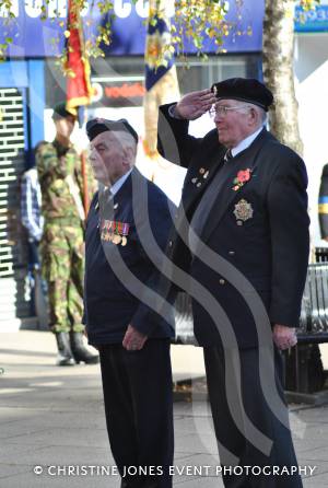 Wreath-laying at the war memorial in The Borough of Yeovil on November 11, 2012. Photo 19