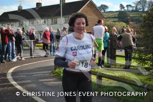 PSA runner Caroline Reeves completes the 2012 Ilminster 10k in a time of 56mins and 31 secs.