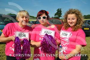 Race for Life Part 1 - June 22, 2014: Around 2,000 ladies took part in the Race for Life for Cancer Research at Sherborne Castle. Photo 2