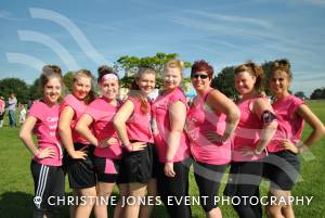 Race for Life Part 1 - June 22, 2014: Around 2,000 ladies took part in the Race for Life for Cancer Research at Sherborne Castle. Photo 7