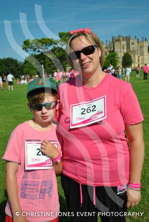 Race for Life Part 1 - June 22, 2014: Around 2,000 ladies took part in the Race for Life for Cancer Research at Sherborne Castle. Photo 9