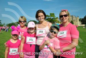 Race for Life Part 1 - June 22, 2014: Around 2,000 ladies took part in the Race for Life for Cancer Research at Sherborne Castle. Photo 10