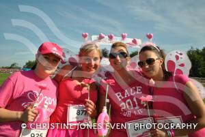 Race for Life Part 1 - June 22, 2014: Around 2,000 ladies took part in the Race for Life for Cancer Research at Sherborne Castle. Photo 13