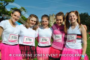 Race for Life Part 1 - June 22, 2014: Around 2,000 ladies took part in the Race for Life for Cancer Research at Sherborne Castle. Photo 17