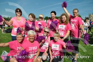 Race for Life Part 1 - June 22, 2014: Around 2,000 ladies took part in the Race for Life for Cancer Research at Sherborne Castle. Photo 25