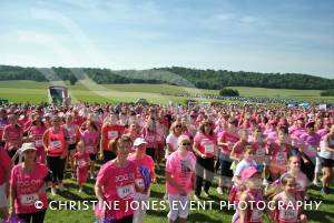 Race for Life Part 2 - June 22, 2014: Around 2,000 ladies took part in the Race for Life for Cancer Research at Sherborne Castle. Photo 1