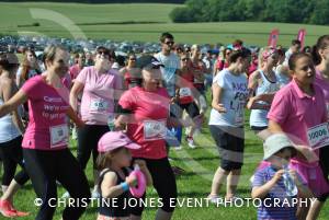Race for Life Part 2 - June 22, 2014: Around 2,000 ladies took part in the Race for Life for Cancer Research at Sherborne Castle. Photo 10