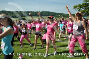 Race for Life Part 2 - June 22, 2014: Around 2,000 ladies took part in the Race for Life for Cancer Research at Sherborne Castle. Photo 16