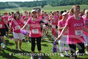 Race for Life Part 2 - June 22, 2014: Around 2,000 ladies took part in the Race for Life for Cancer Research at Sherborne Castle. Photo 22