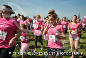 Race for Life Part 3 - June 22, 2014: Around 2,000 ladies took part in the Race for Life for Cancer Research at Sherborne Castle. Photo 9