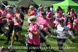 Race for Life Part 3 - June 22, 2014: Around 2,000 ladies took part in the Race for Life for Cancer Research at Sherborne Castle. Photo 16