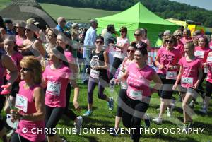 Race for Life Part 3 - June 22, 2014: Around 2,000 ladies took part in the Race for Life for Cancer Research at Sherborne Castle. Photo 19