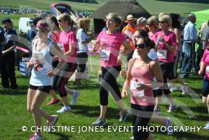 Race for Life Part 3 - June 22, 2014: Around 2,000 ladies took part in the Race for Life for Cancer Research at Sherborne Castle. Photo 22