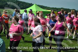 Race for Life Part 3 - June 22, 2014: Around 2,000 ladies took part in the Race for Life for Cancer Research at Sherborne Castle. Photo 24