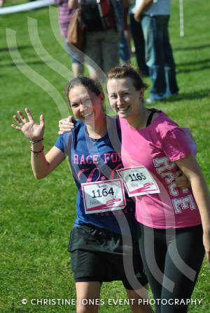 Race for Life Part 3 - June 22, 2014: Around 2,000 ladies took part in the Race for Life for Cancer Research at Sherborne Castle. Photo 1