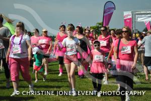 Race for Life Part 3 - June 22, 2014: Around 2,000 ladies took part in the Race for Life for Cancer Research at Sherborne Castle. Photo 6