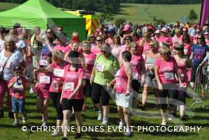 Race for Life Part 3 - June 22, 2014: Around 2,000 ladies took part in the Race for Life for Cancer Research at Sherborne Castle. Photo 8