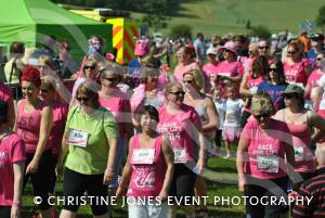 Race for Life Part 3 - June 22, 2014: Around 2,000 ladies took part in the Race for Life for Cancer Research at Sherborne Castle. Photo 9