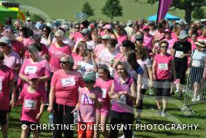 Race for Life Part 3 - June 22, 2014: Around 2,000 ladies took part in the Race for Life for Cancer Research at Sherborne Castle. Photo 16