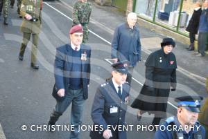 Marching to the Minster in Ilminster for the annual Act of Remembrance on November 11, 2012. Photo 6