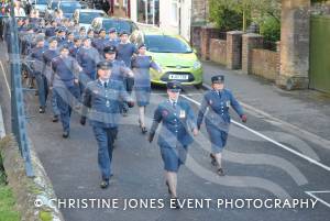 Marching to the Minster in Ilminster for the annual Act of Remembrance on November 11, 2012. Photo 10