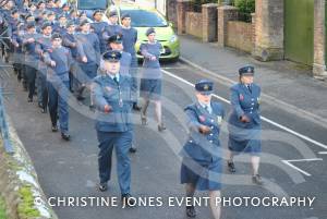 Marching to the Minster in Ilminster for the annual Act of Remembrance on November 11, 2012. Photo 11