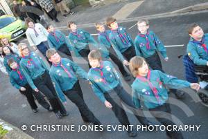Marching to the Minster in Ilminster for the annual Act of Remembrance on November 11, 2012. Photo 20
