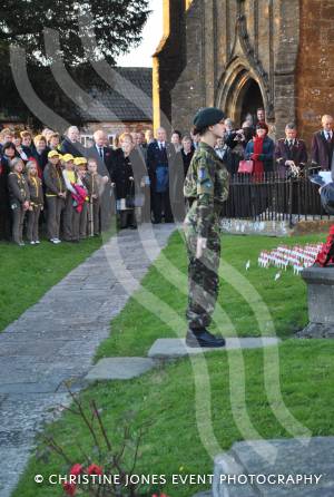 Wreath laying at the Minster in Ilminster for the annual Act of Remembrance on November 11, 2012. Photo 36