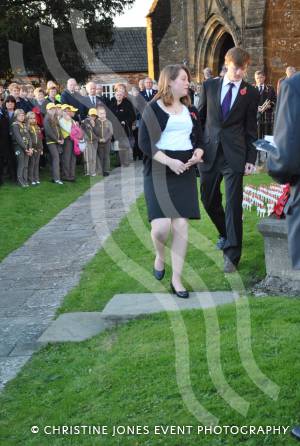 Wreath laying at the Minster in Ilminster for the annual Act of Remembrance on November 11, 2012. Photo 37
