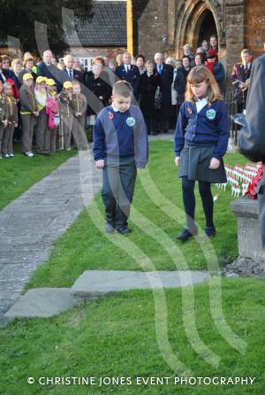 Wreath laying at the Minster in Ilminster for the annual Act of Remembrance on November 11, 2012. Photo 39