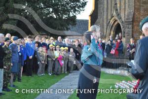 Wreath laying at the Minster in Ilminster for the annual Act of Remembrance on November 11, 2012. Photo 40