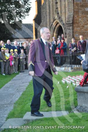 Wreath laying at the Minster in Ilminster for the annual Act of Remembrance on November 11, 2012. Photo 42