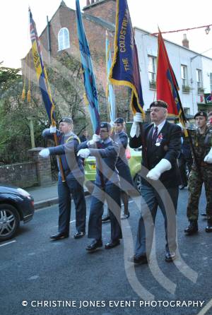 On parade following the annual Act of Remembrance on November 11, 2012, in Ilminster.  Photo 52
