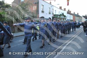 On parade following the annual Act of Remembrance on November 11, 2012, in Ilminster.  Photo 56