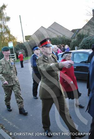 On parade following the annual Act of Remembrance on November 11, 2012, in Ilminster.  Photo 60