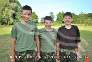 Ilminster Air Training Corps open evening - June 2014: Cadet Harry Burt, Cadet Nick Parkinson and Cadet Jacob Hughes. Photo 12