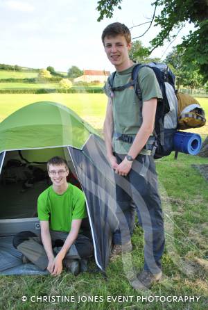 Ilminster Air Training Corps open evening - June 2014: Camping out with Sergeant James Parkinson and Corporal David Murray. Photo 13