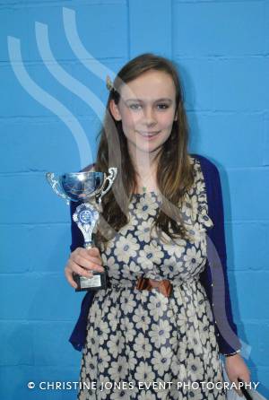 Phoebe Foster with the Preston Music Award for most improved musician. Photo 22