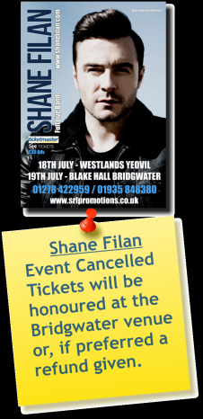 YEOVIL NEWS: Westlife singer concert cancelled at Westlands