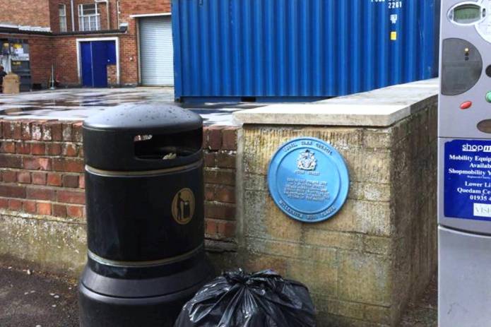 YEOVIL NEWS: Council won’t move 'sad-looking' historical blue plaque