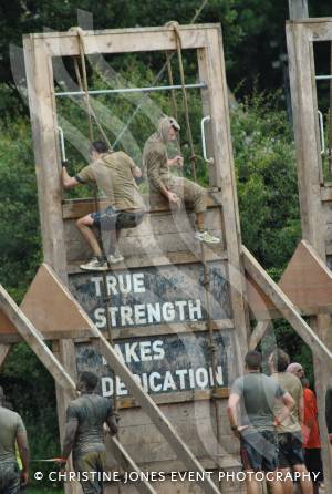 Tough Mudder at Boughton House – July 2014: The Yeovil Press was at Kettering in Northamptonshire to watch and support friends in the crazy, but also inspiring, Tough Mudder long-distance run, mud and water obstacle course. Photo 7