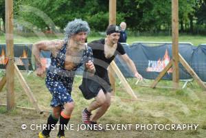 Tough Mudder at Boughton House – July 2014: The Yeovil Press was at Kettering in Northamptonshire to watch and support friends in the crazy, but also inspiring, Tough Mudder long-distance run, mud and water obstacle course. Photo 15